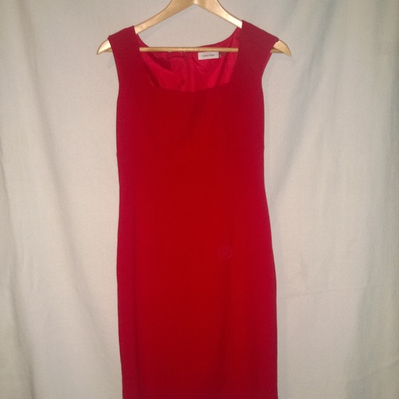 Calvin Klein Dresses & Skirts - Red Calvin Klein Dress